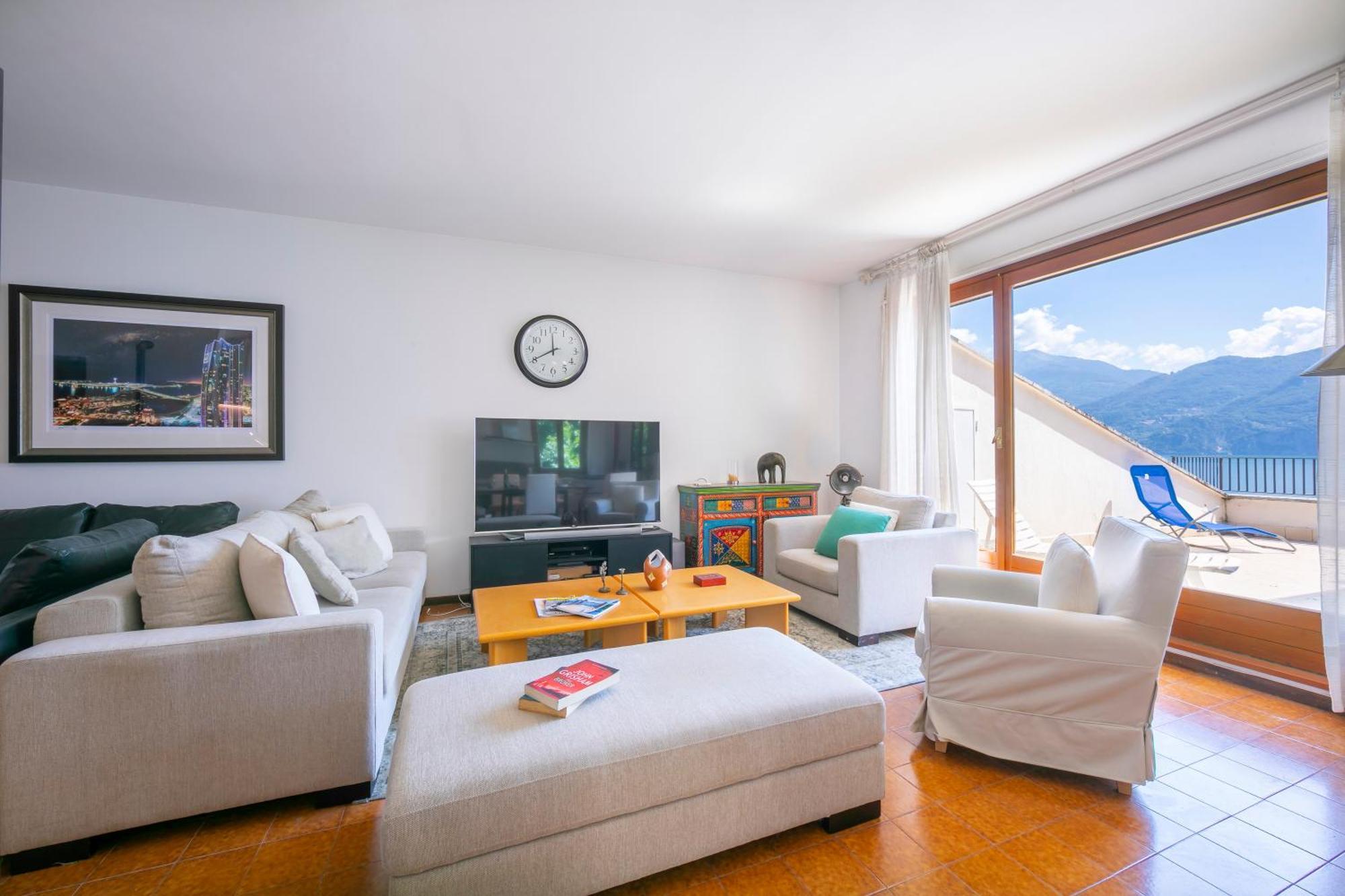 Apartamento Bella Menaggio Terrazzo Exterior foto